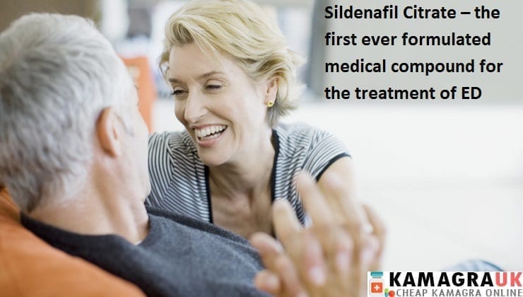 Sildenafil Citrate – the first ever formulated medical compound for the treatment of ED